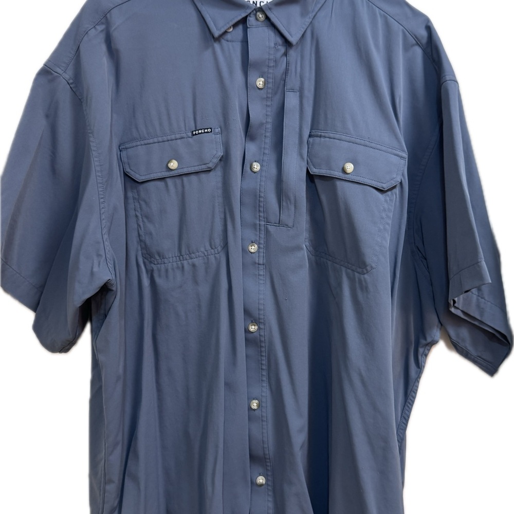Gray Button-Up Shirt